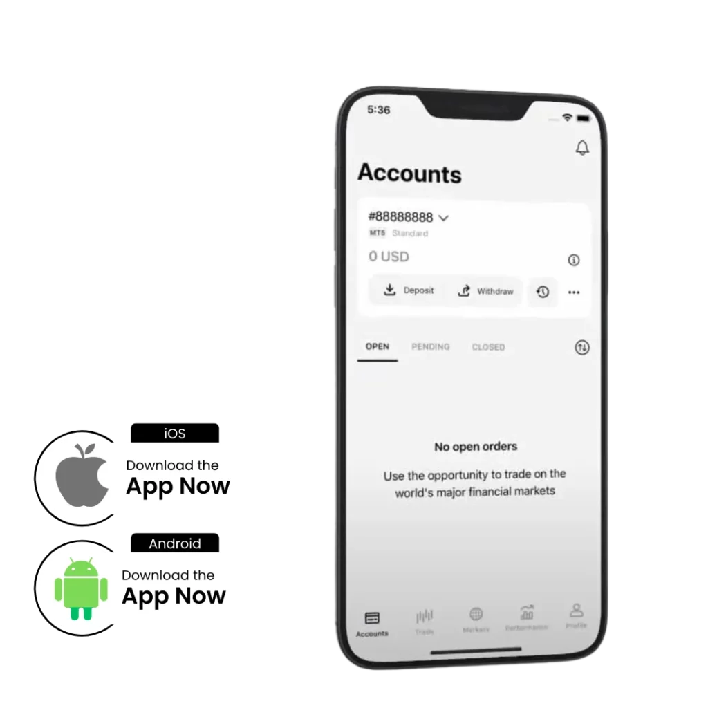 Create an Exness Account in the Mobile App